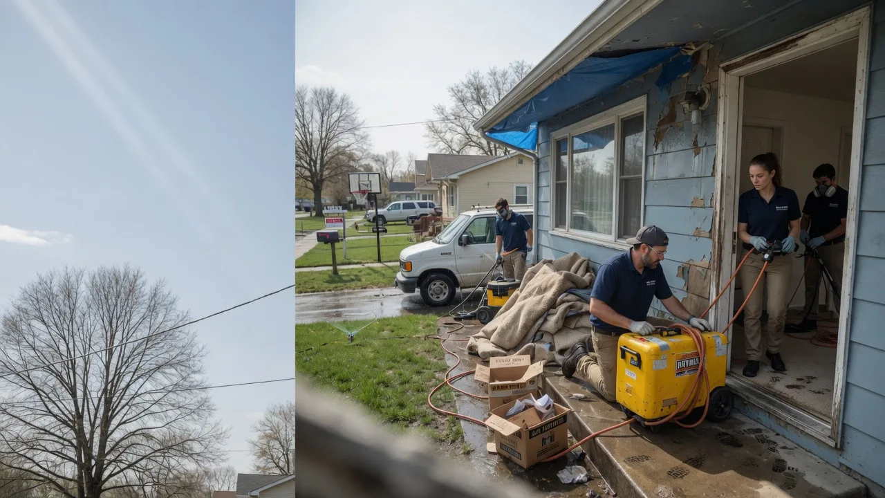 Basement Flood Cleanup in Blaine, OH near me
